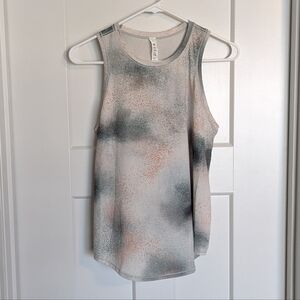 Lululemon Sculpt Tank - Multi Color White, Orange, Green sz 6